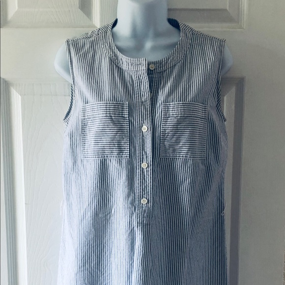Vineyard Vines Sleeveless Shirt Dress - Picture 1 of 4